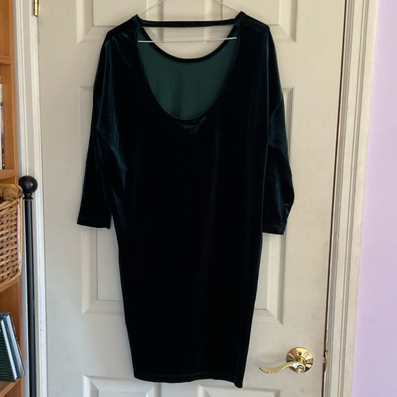 Velvet Shift Dress - Picture 2 of 3